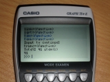 Casio Graph 75+E + CasioPython