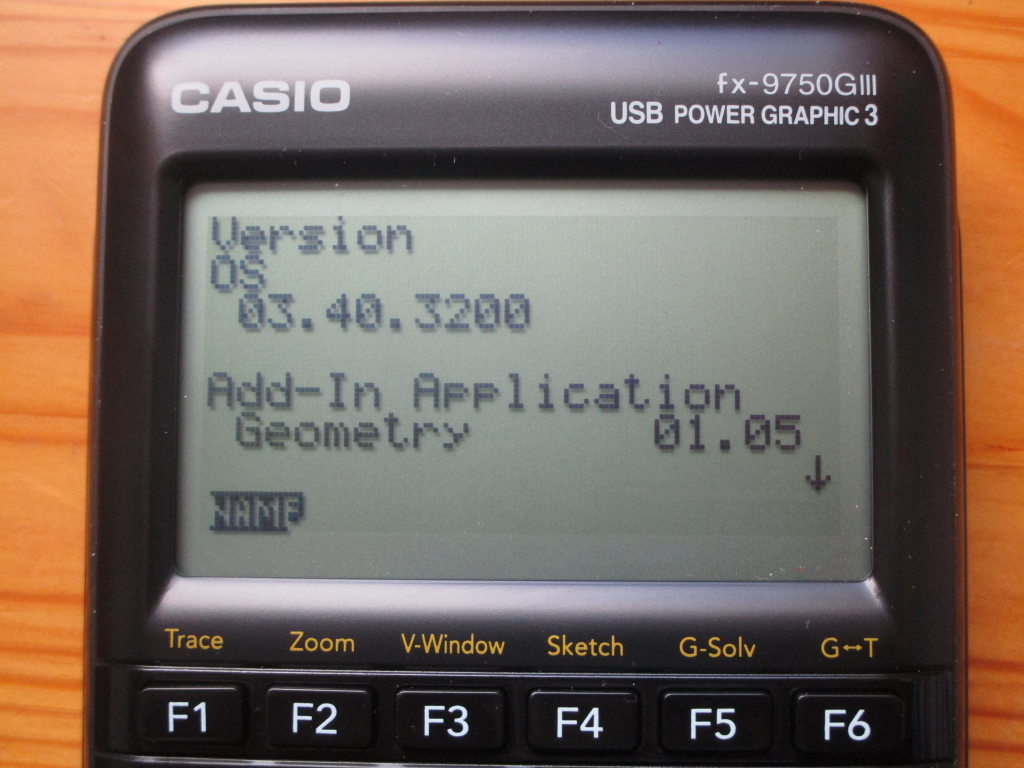 Casio fx-9750GIII + OS 3.40