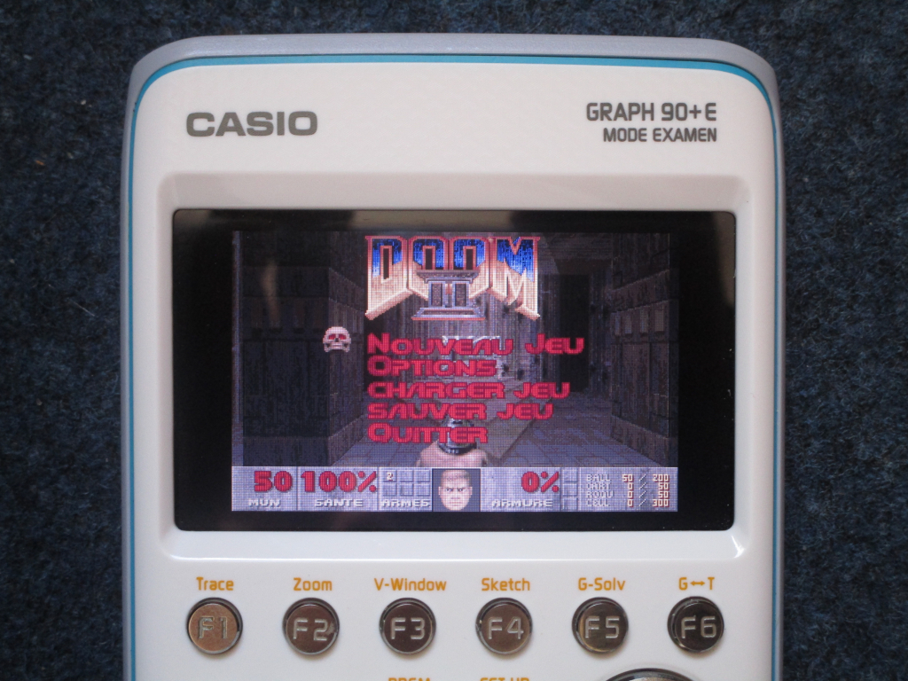 Graph 90+E: CGDoom  + Doom II VF