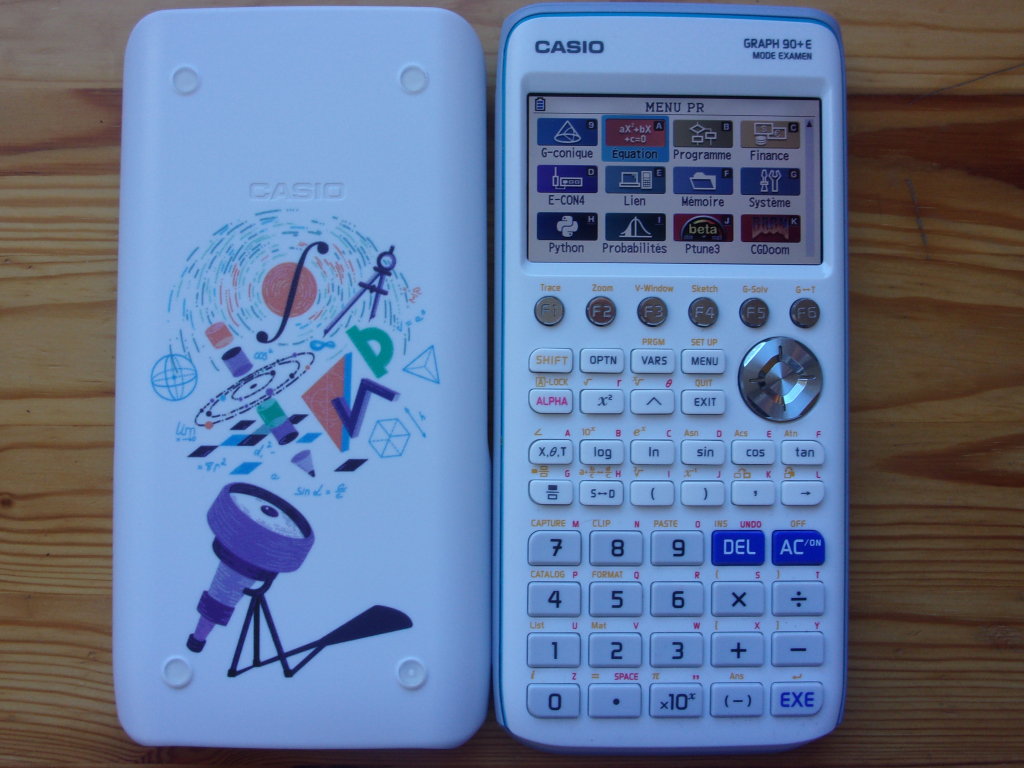 Casio Graph 90+E + coque perso