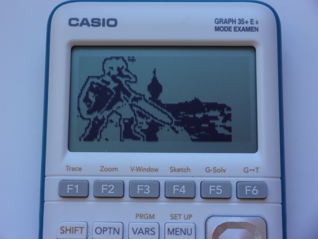 Casio Graph 35+E II + img2calc