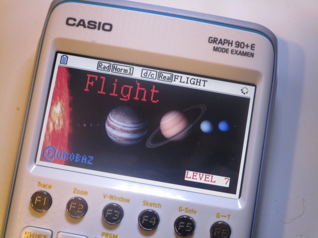 Casio Graph 90+E + Flight