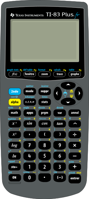 TI-83 Plus.fr contrastée