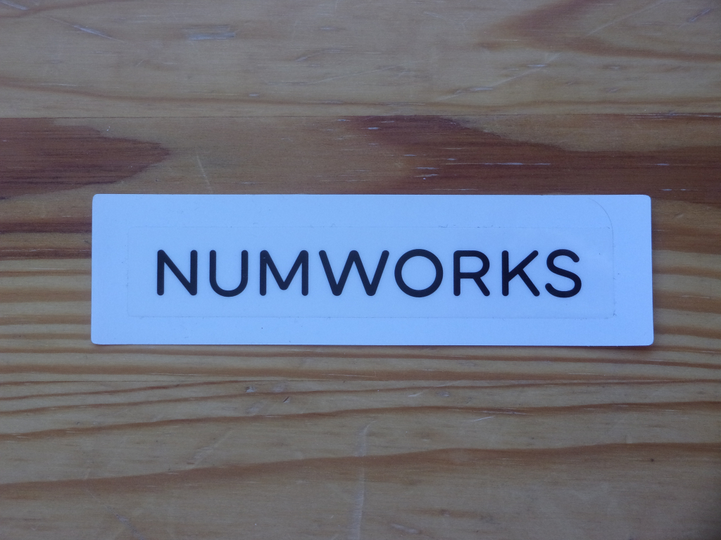 Autocollant NumWorks