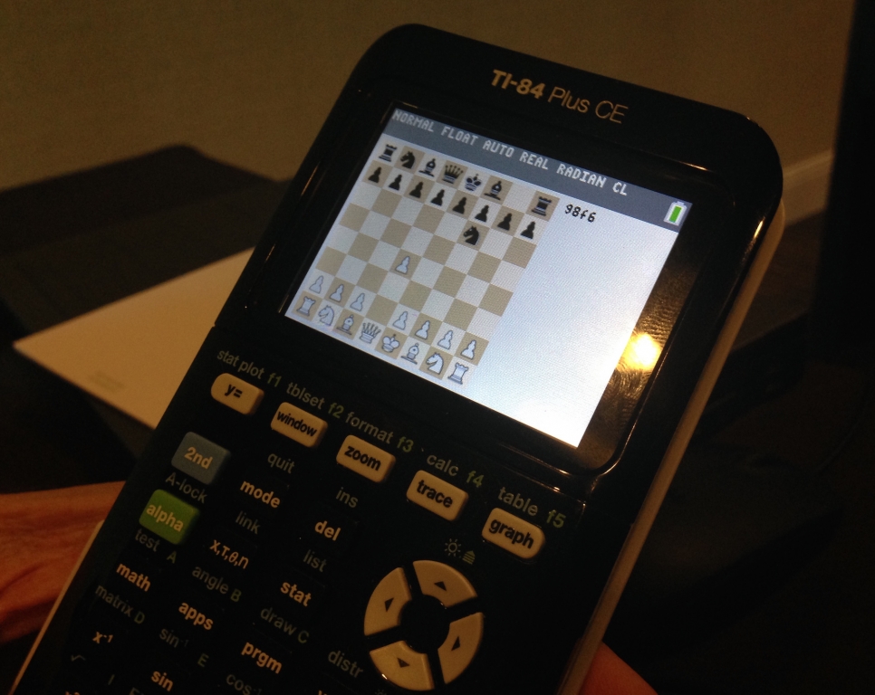 Chess on a TI-84 Calculator : r/chess