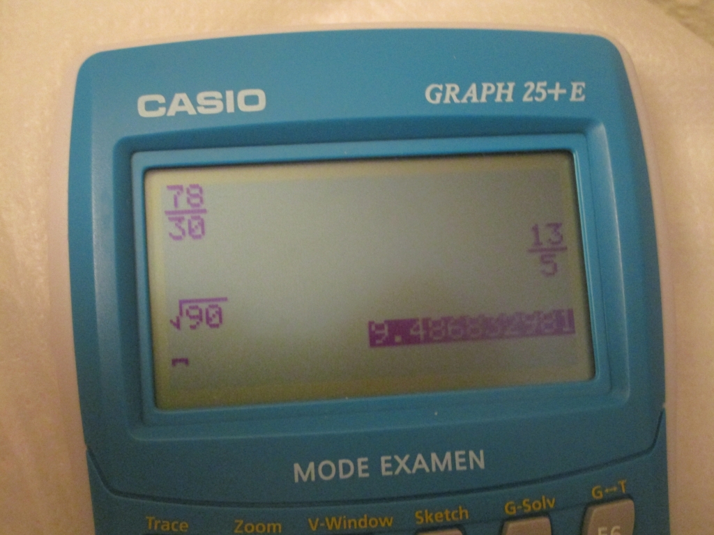 Casio Graph 25+ EII Calculatrice graphique avec mode examen