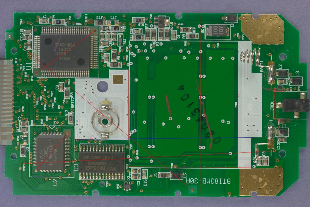 TI-83 14528601 Back Measurement