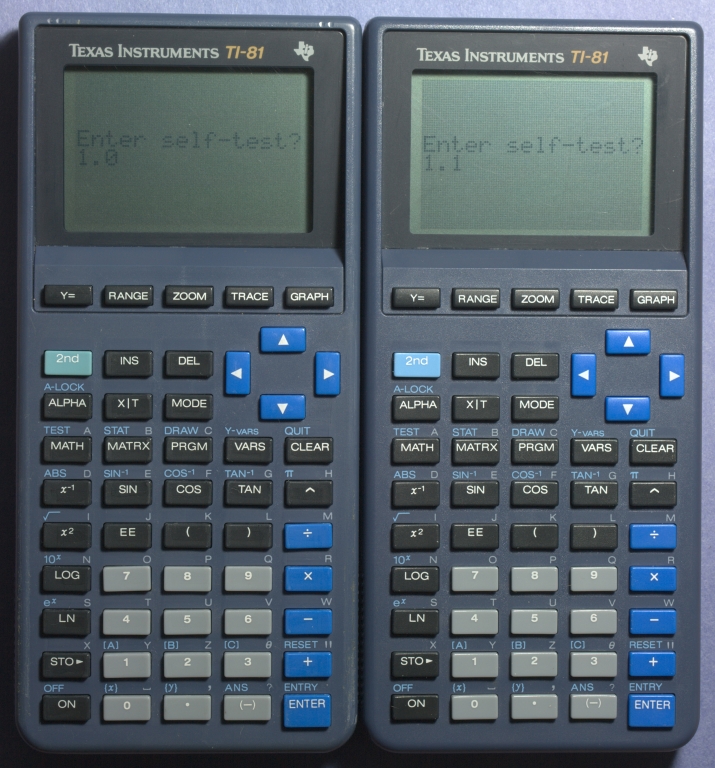 TI-81 0600008 and TI-81 0719871