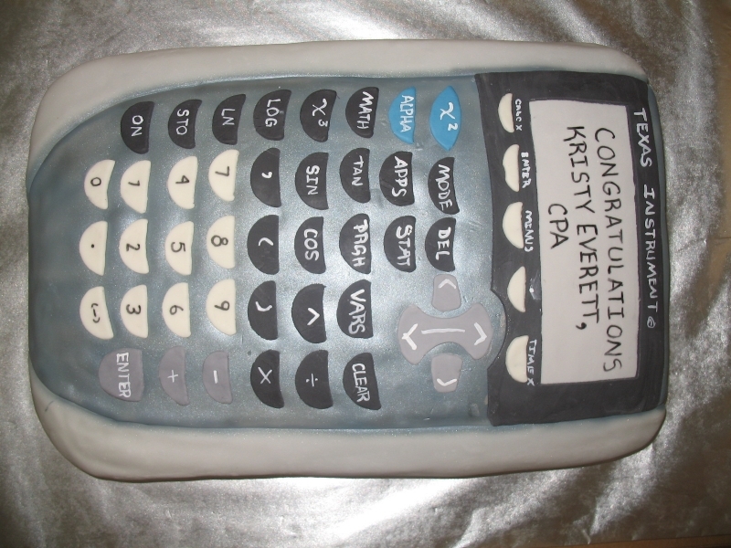 Gâteau TI-84 Plus Silver Edition