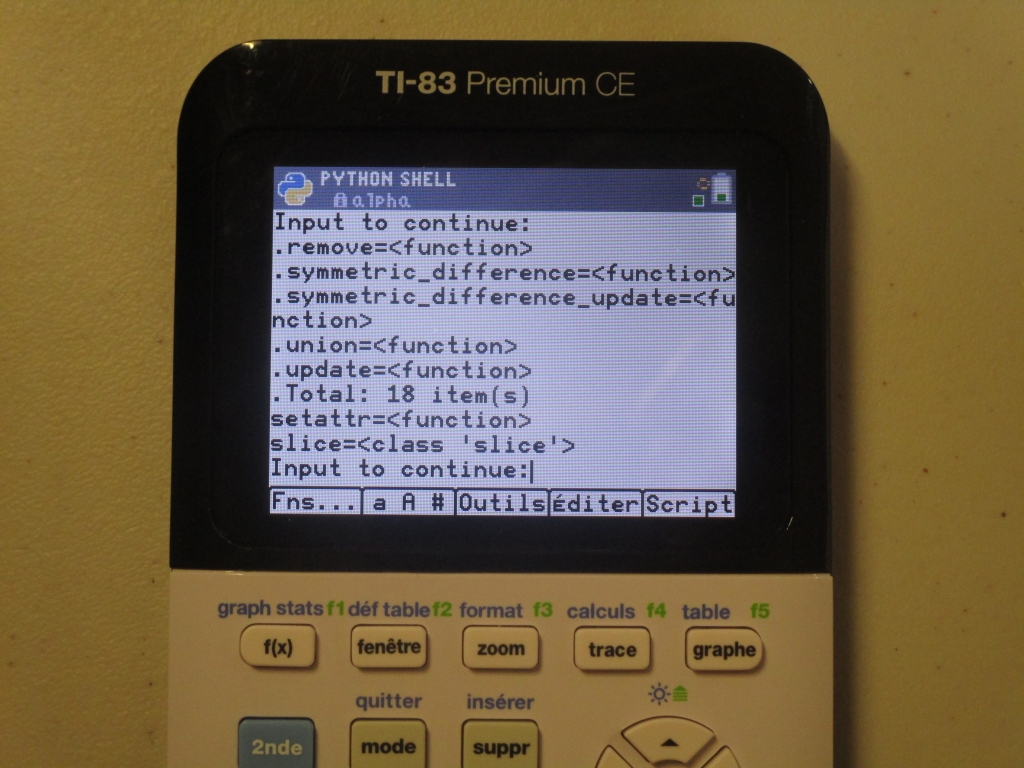 TI-83 Premium CE Edition Python