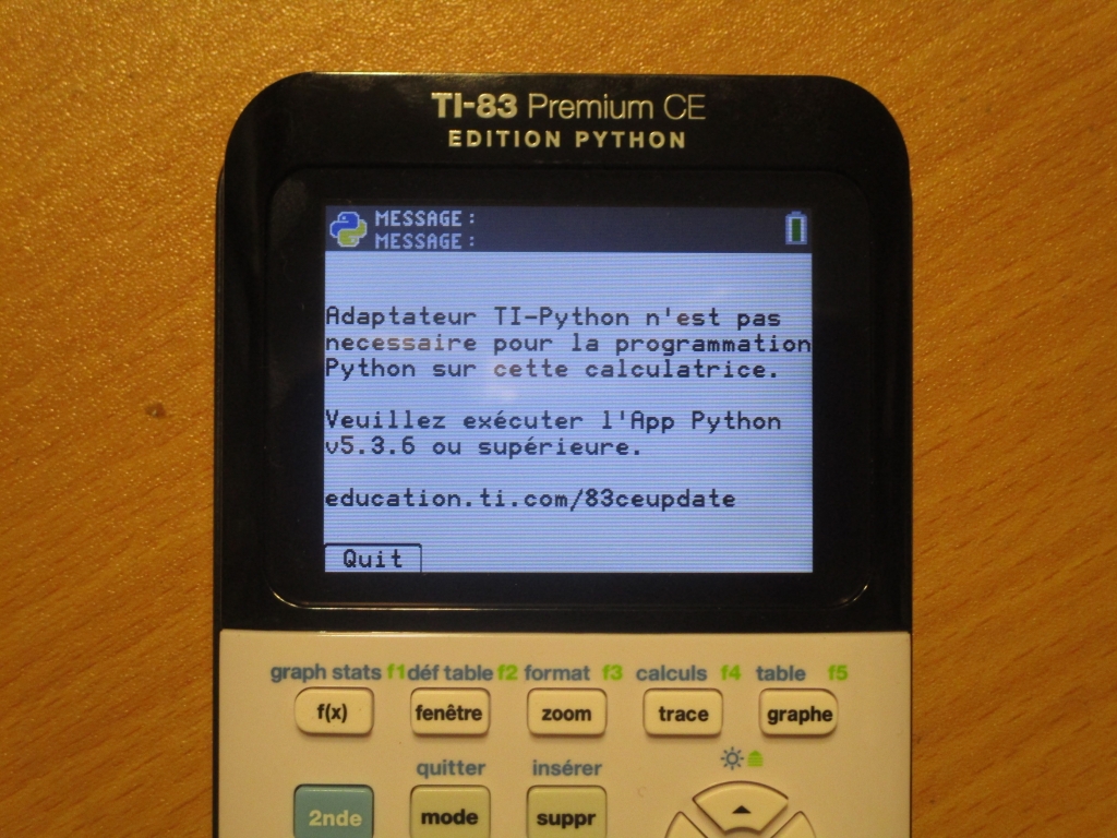 TI 83 Premium CE Edition Python