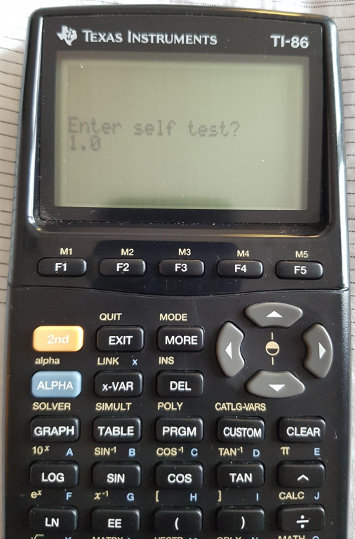 TI-86 Display Sample + ROM 1.0