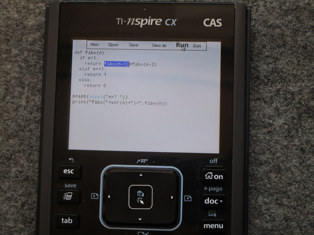 TI-Nspire CX CAS + pyWrite