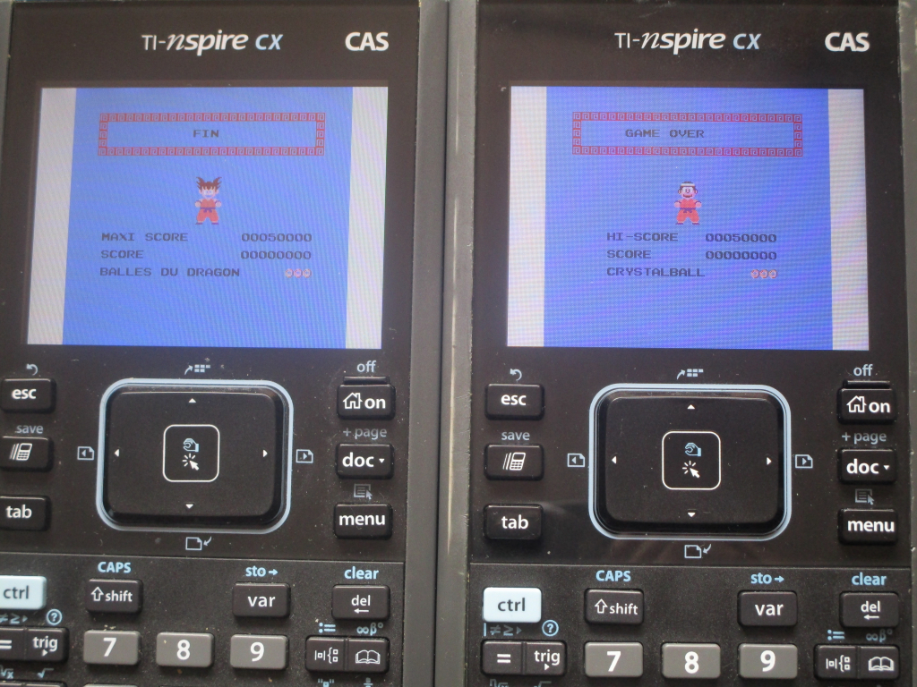 Nspire CX CAS + Dragon Ball NES