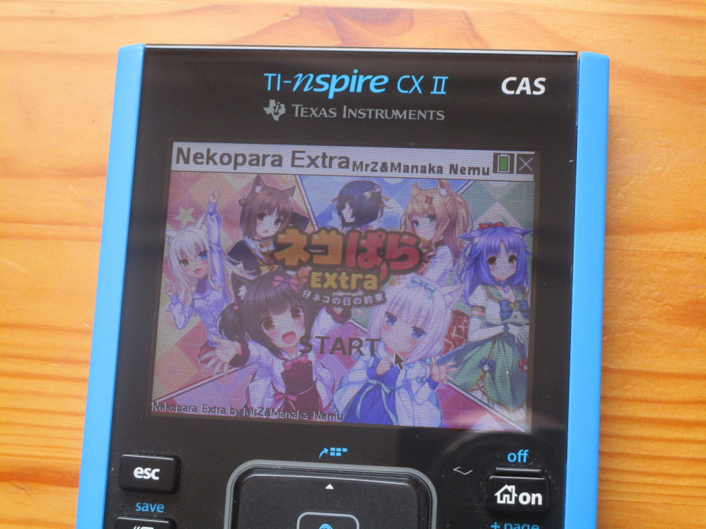 TI-Nspire CX II + Nekopara extra