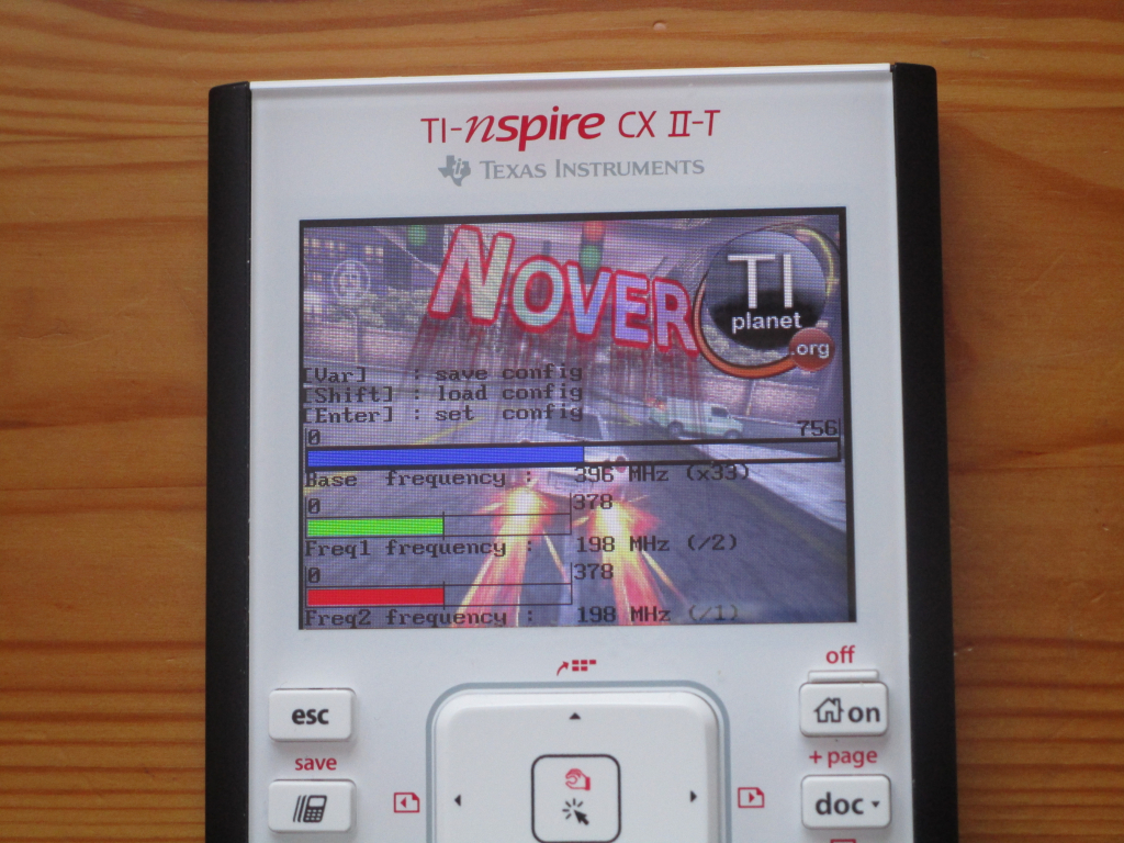 TI-Nspire CX II-T + NoverII