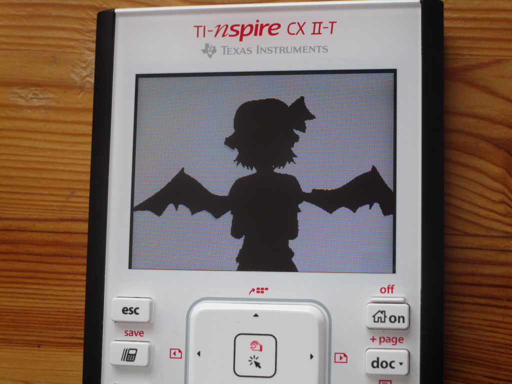 TI-Nspire CX II-T + Bad Apple