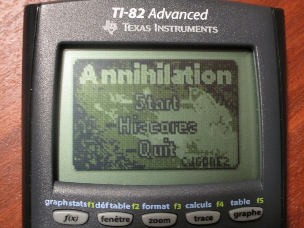 TI-82 Advanced + Annihilation