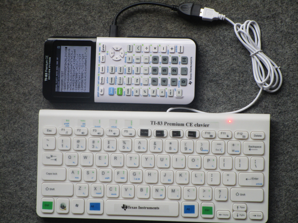 Clavier USB TI-83 Premium CE