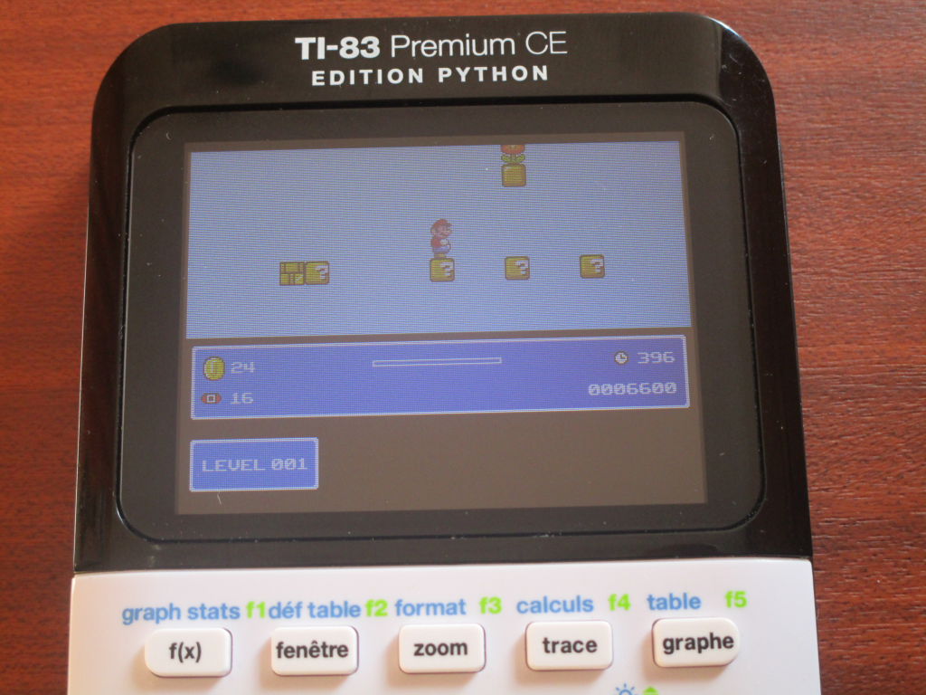 TI-83PCE + Super Mario Bros 1