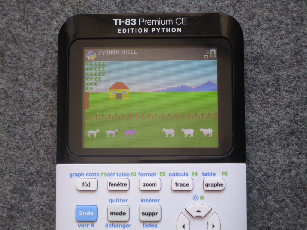 TI-83 Premium CE + Saute Mouton