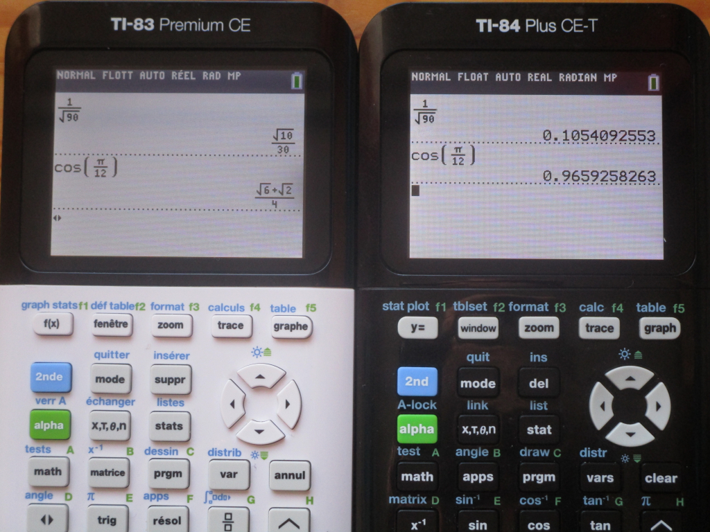 TI-83 Premium CE + TI-84 Plus CE