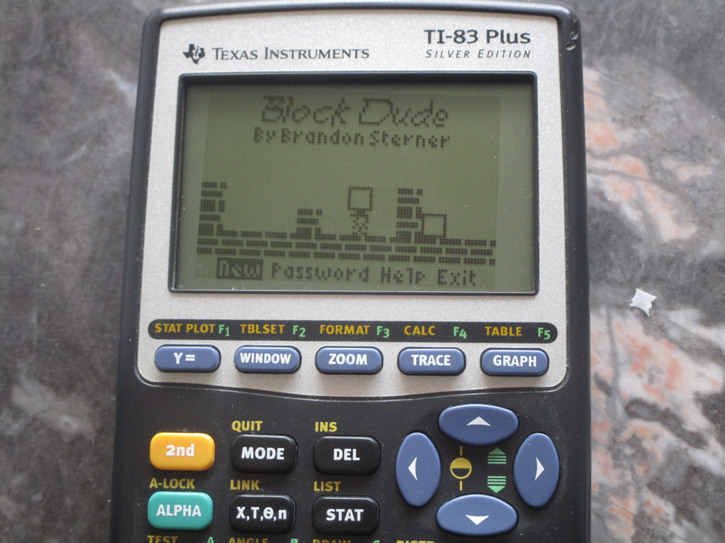 TI-83 Plus SE + Block Dude