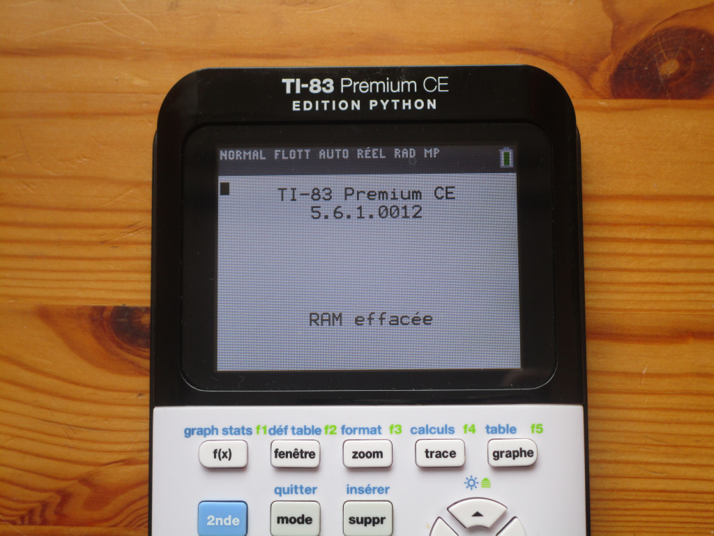 Forum TI-Planet.org • Voir l'image - TI-83 Premium CE Edition Python