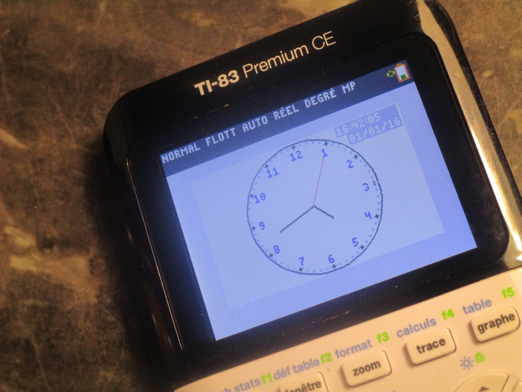 TI-83 Premium CE + CClock