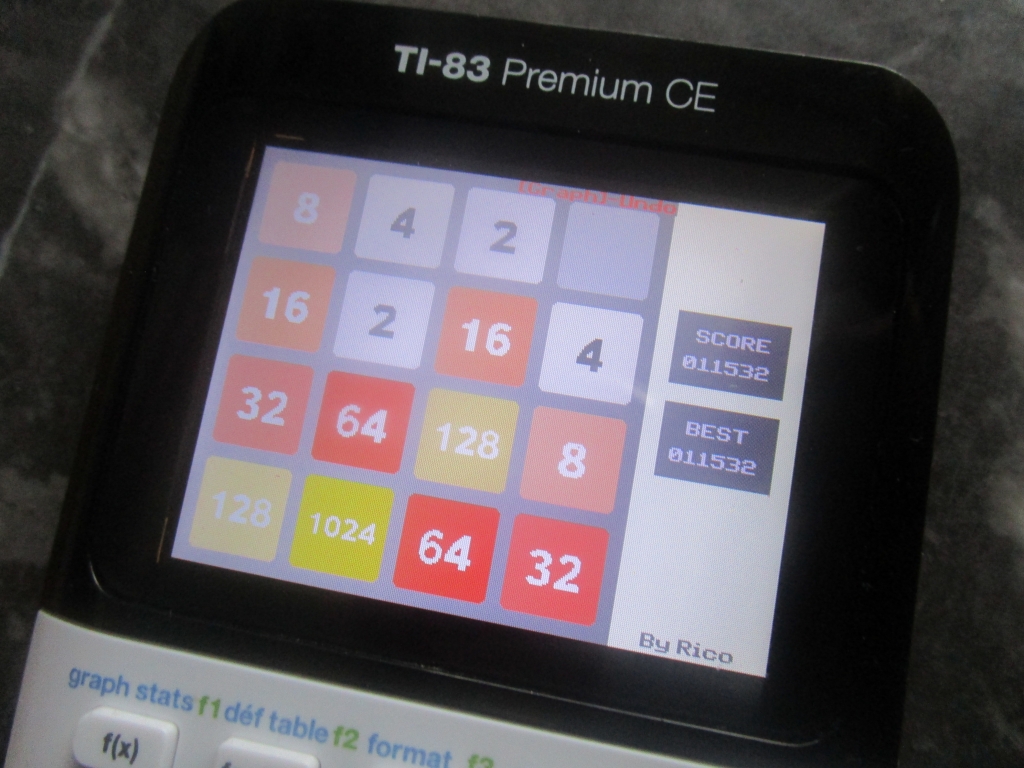 TI-83 Premium CE + 2048