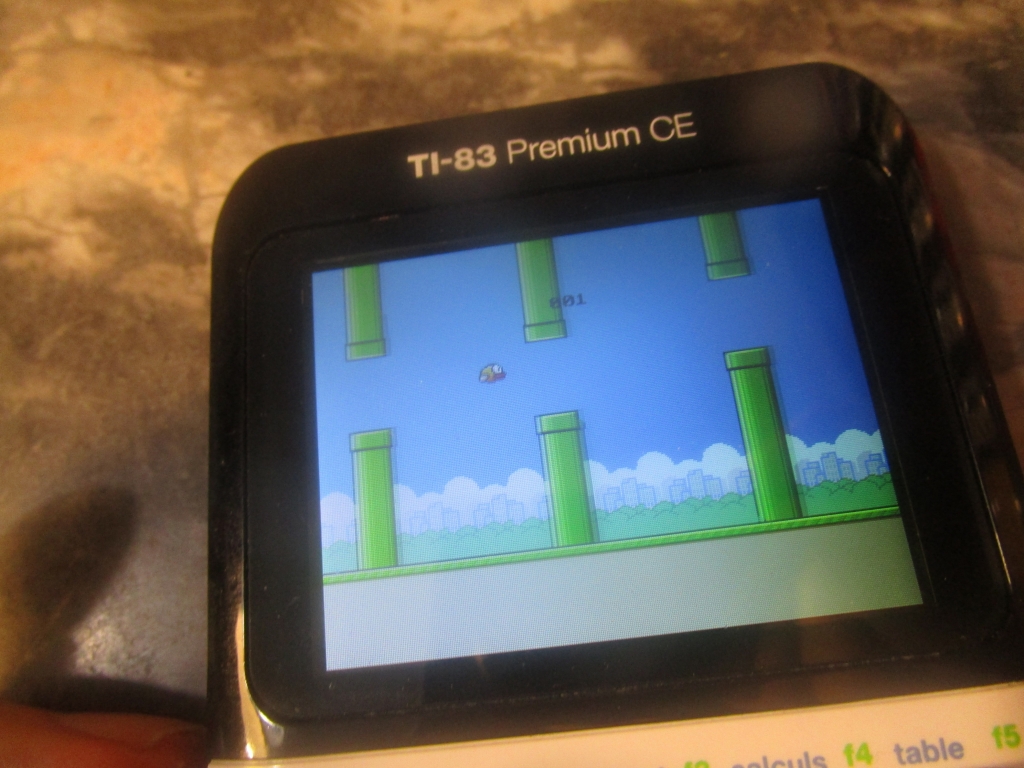 TI-83 Premium CE + FlappyBird