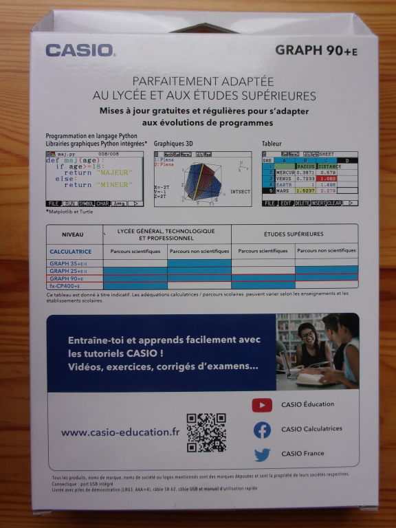 Emballage carton Graph 90+E