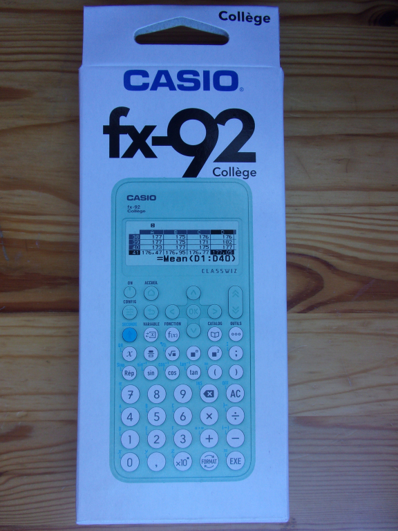 fx-92 Collège Classwiz