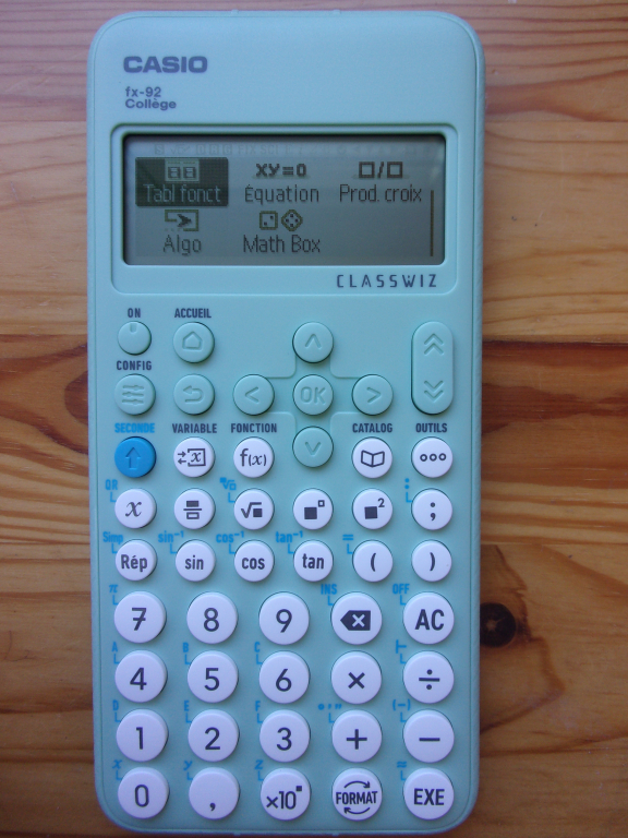 fx-92 Collège Classwiz