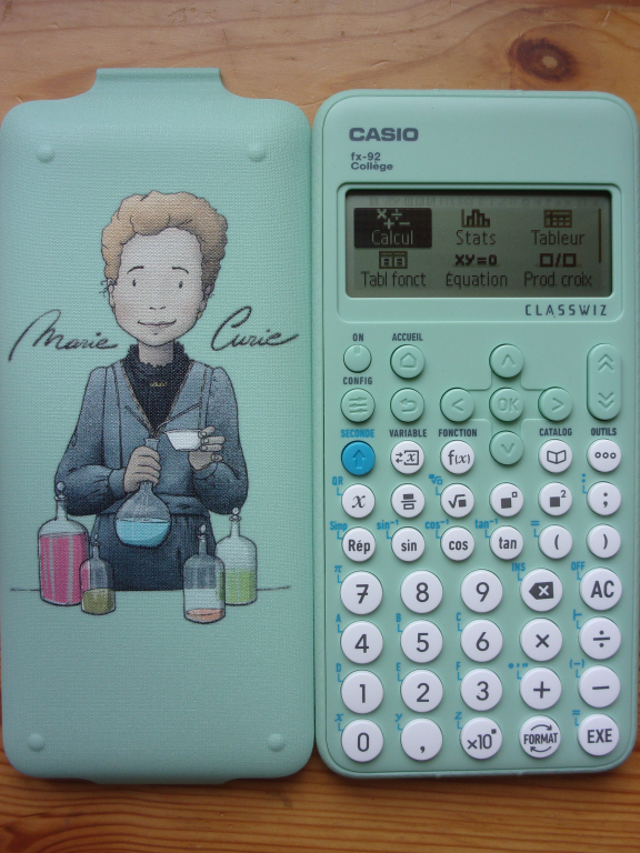 TI-Planet  Présentation fx-92 Collège édition limitée Marie Curie - News  Casio