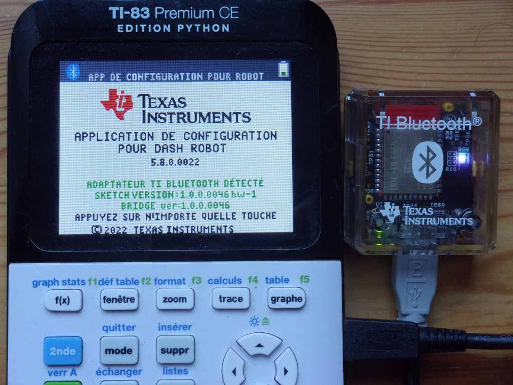 TI-83PCE + TI-Bluetooth