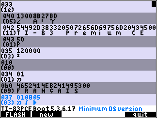 TI-83PCE + OS 5.8.1