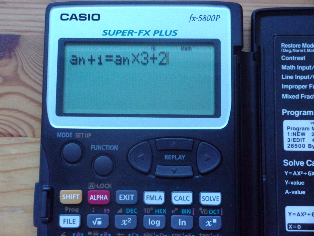 Casio fx-5800P