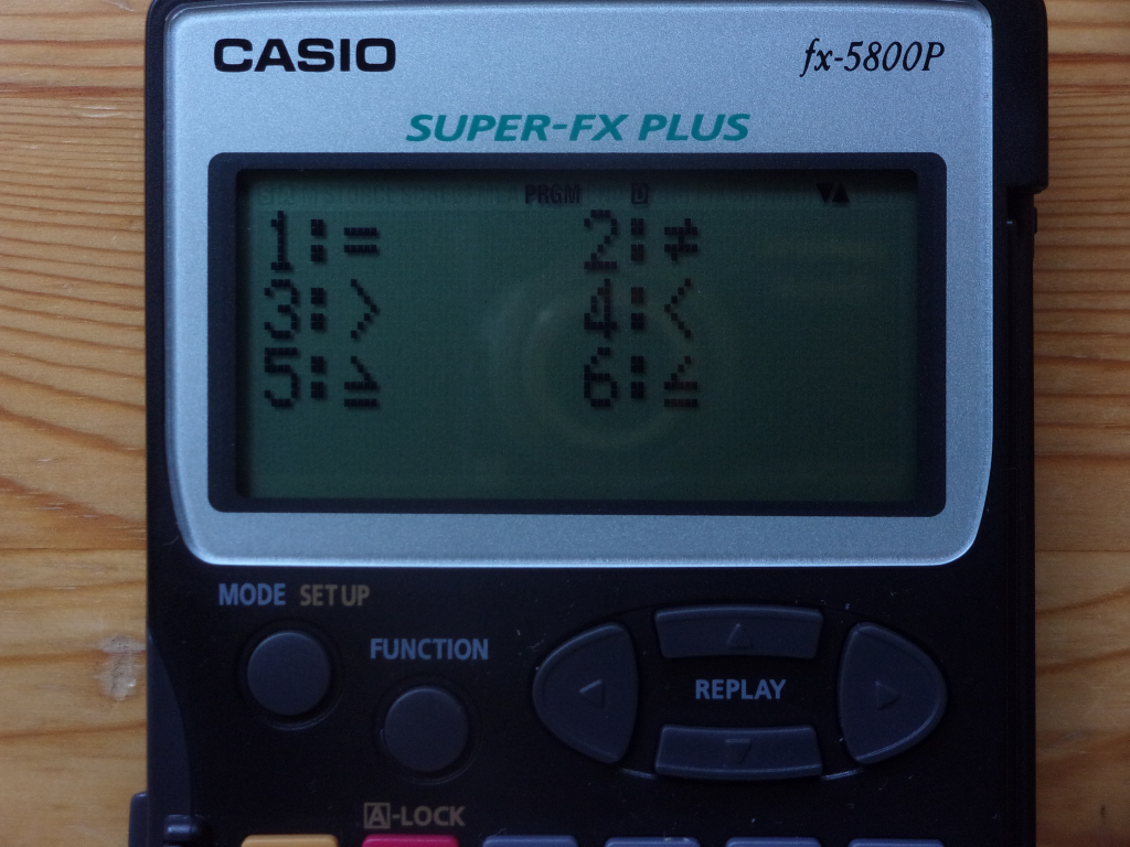 Casio fx-5800P