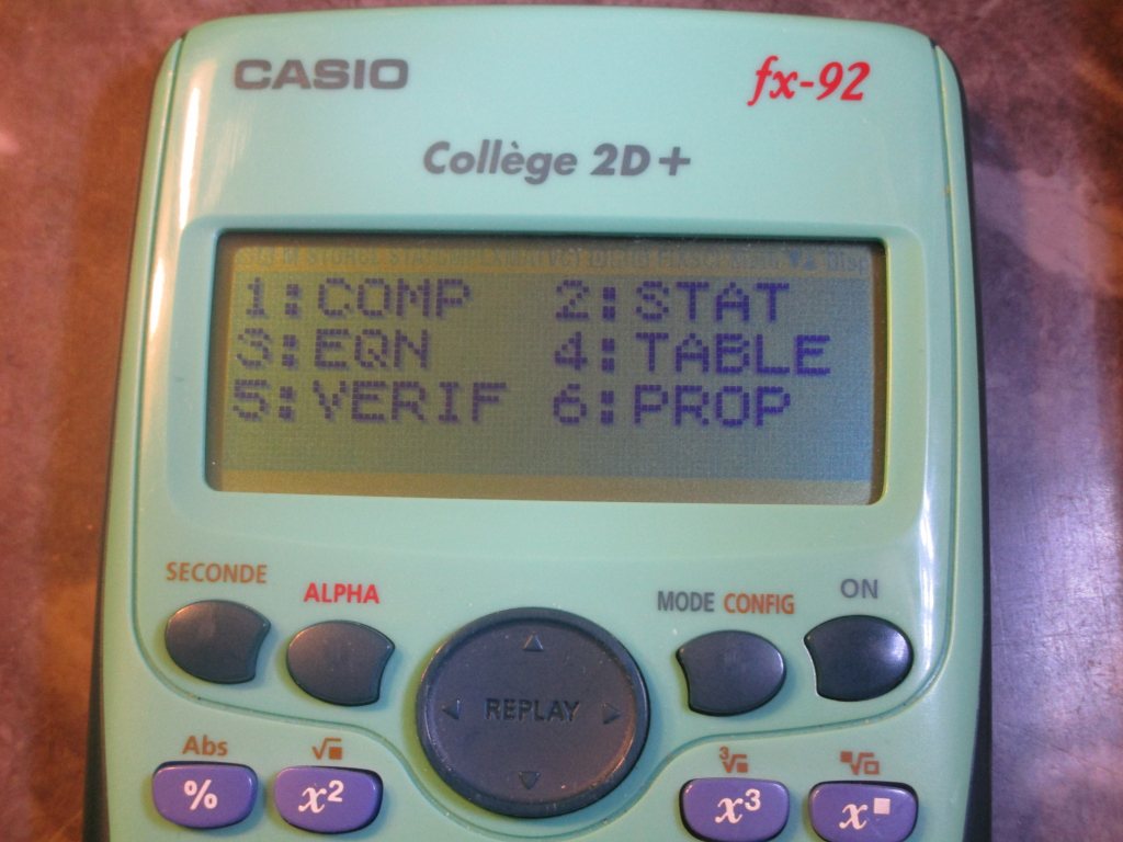 Casio fx-92 Collège 2D+