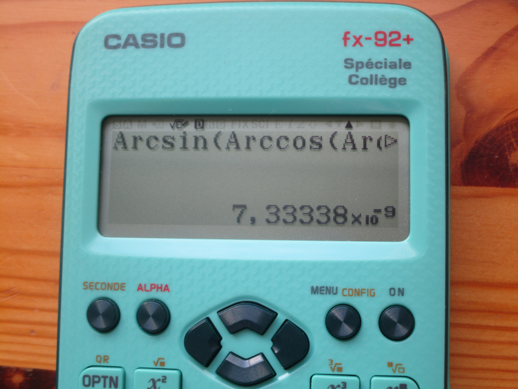 Casio fx-92+ Spéciale Collège