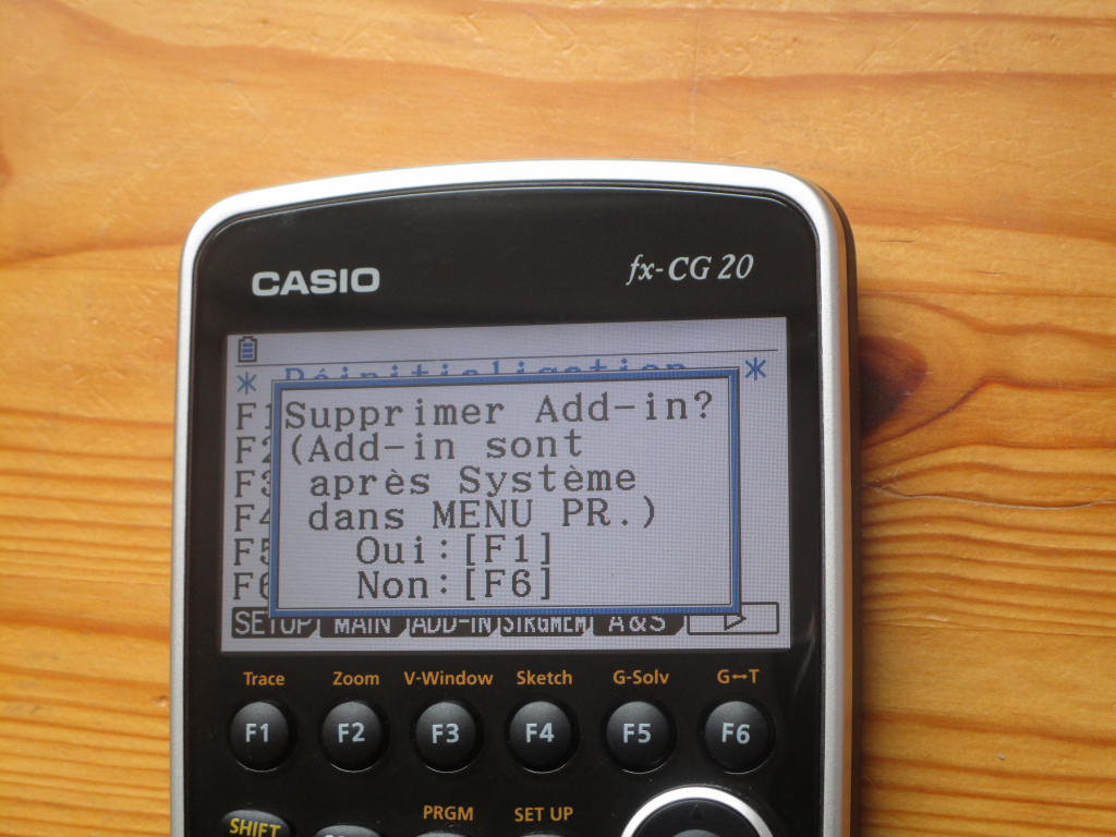 Casio fx-CG20 + OS 3.12