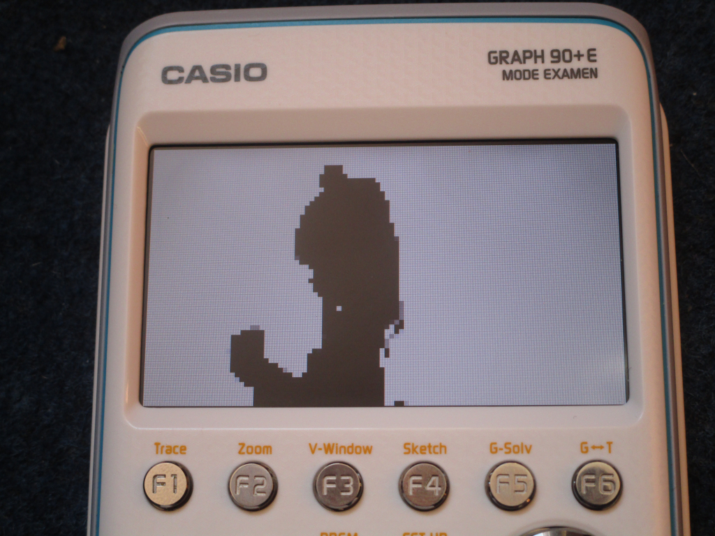 Casio Graph 90+E + Bad Apple