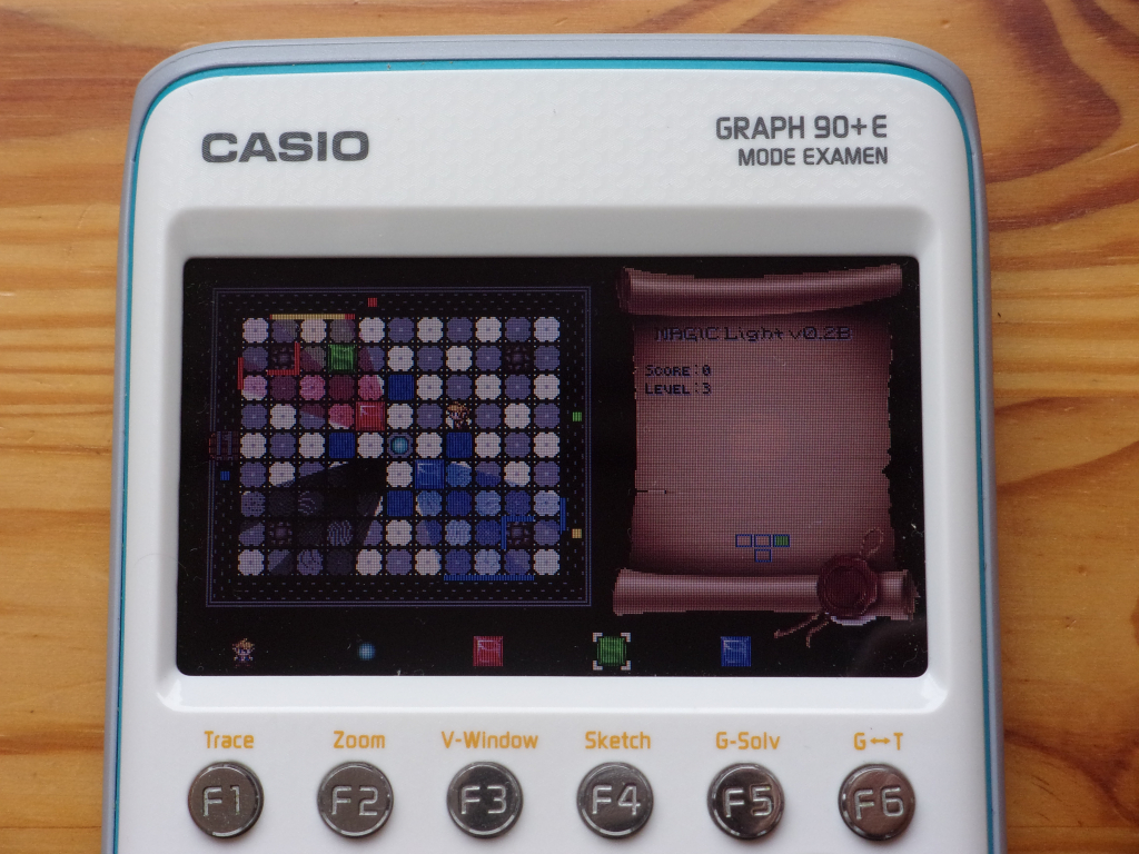 Casio Graph 90+E + Magic Light