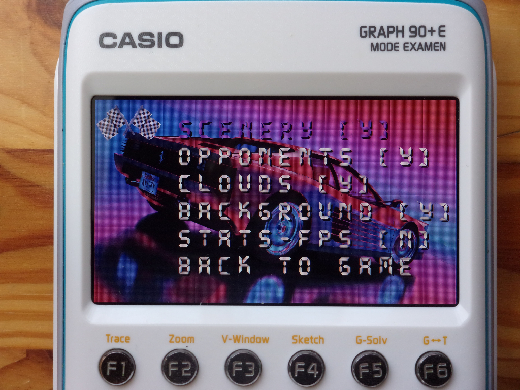 Casio Graph 90+E + OutRun