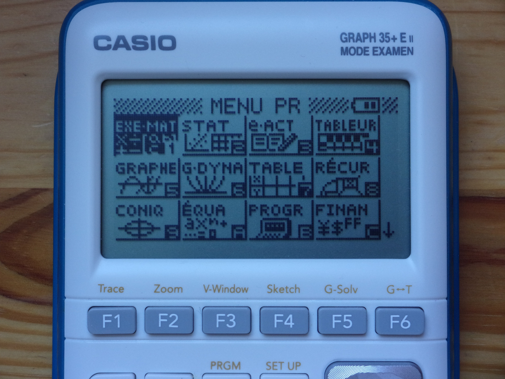 Graph 35+E II + menu 3.60