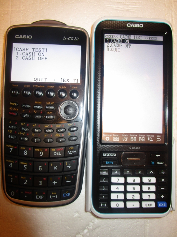 Diags Casio Prizm + fx-CP400