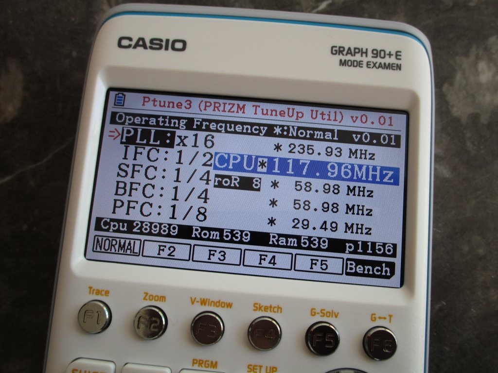 Graph 90+E + Ptune3 : original