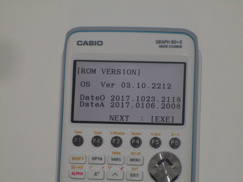 Casio Graph 90+E + OS 3.10.1