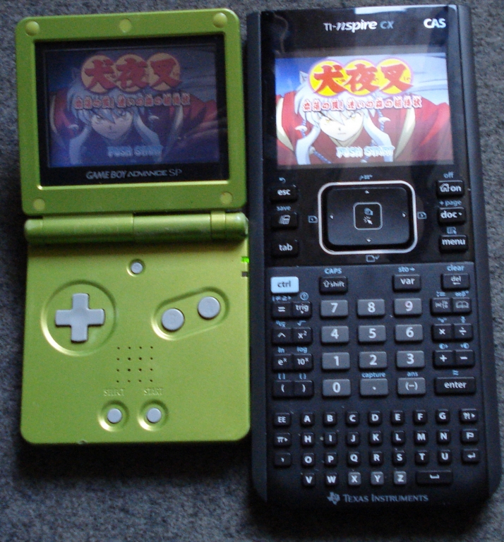 Nspire CX ou Game Boy Advance